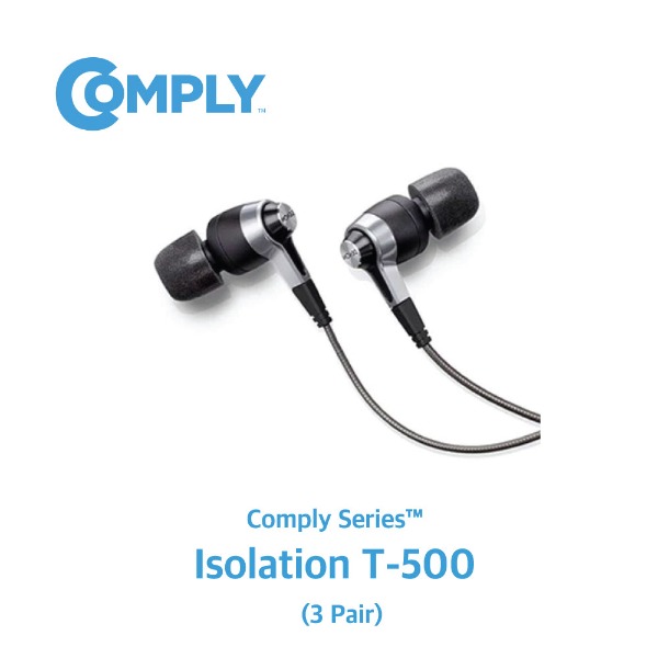 [COMPLY] 컴플라이 폼팁 Isolation™ 이어팁 Comply Series T500 (3 pair) - 공식 수입사 정품