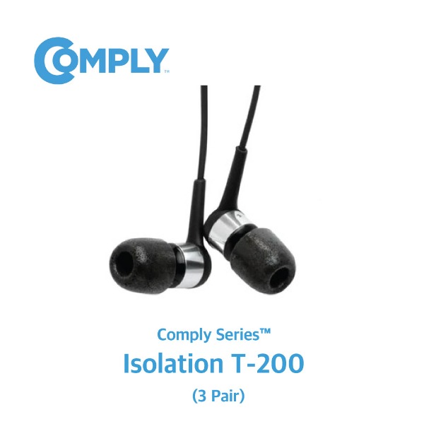 [COMPLY] 컴플라이 폼팁 Isolation™ 이어팁 Comply Series T200 (3 pair) - 공식 수입사 정품