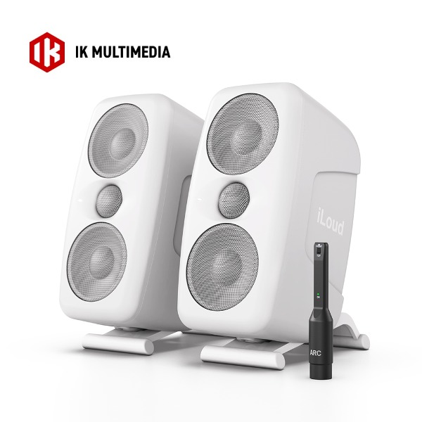 IK Multimedia iLoud MTM White Edition 아이라우드 MTM  고해상도 컴팩트 모니터 스피커 (1통)
